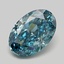 1.38 Ct. Fancy Vivid Blue Oval Lab Grown Diamond