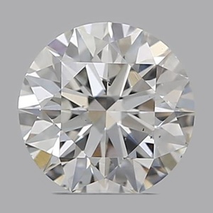 Round diamond — real photo
