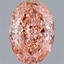 1.33 Ct. Fancy Vivid Pink Oval Lab Grown Diamond