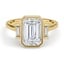 Custom Bezel Three Stone Ring