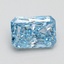 1.48 Ct. Fancy Vivid Blue Radiant Lab Grown Diamond