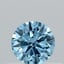 0.31 Ct. Fancy Vivid  Blue Round Lab Grown Diamond