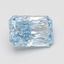 4.07 Ct. Fancy Vivid Blue Radiant Lab Grown Diamond