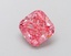 1.21 Ct. Fancy Vivid  Pink Cushion Lab Grown Diamond