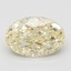 1.54 Ct. Fancy Yellow Oval Lab Grown Diamond