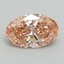 2.02 Ct. Fancy Vivid Pink Oval Lab Grown Diamond