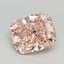 2.18 Ct. Fancy Vivid Pink Cushion Lab Grown Diamond