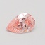 0.44 Ct. Fancy Intense Pink Pear Lab Grown Diamond