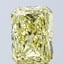 3.06 Ct. Fancy Vivid Yellow Radiant Lab Grown Diamond