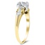 The Greece Ring, smalltop view on a hand