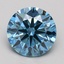 2.02 Ct. Fancy Vivid Blue Round Lab Grown Diamond