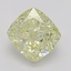 0.71 Ct. Fancy Light Yellow Cushion Diamond