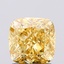 1.50 Ct. Fancy Intense  Yellow Cushion Lab Grown Diamond