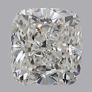 Cushion diamond — real photo