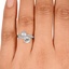 The Hawaii Ring, smallzoomed in top view on a hand