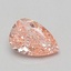 0.76 Ct. Fancy Vivid Pink Pear Lab Grown Diamond
