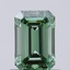 0.67 Ct. Fancy Vivid Green Emerald Lab Grown Diamond