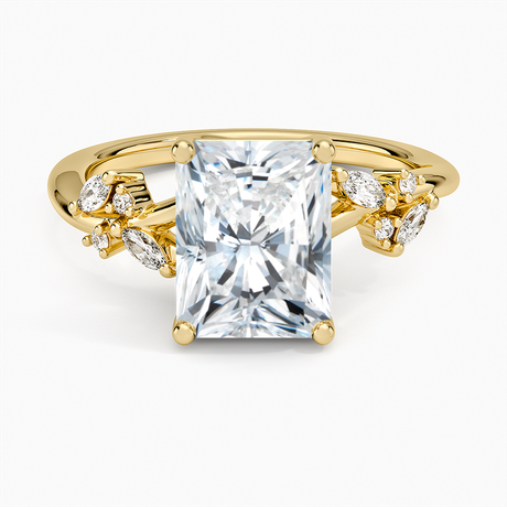 Marquise Cluster Engagement Ring - Arden