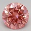 2.55 Ct. Fancy Vivid Pink Round Lab Grown Diamond