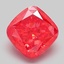 2.09 Ct. Fancy Vivid Red Cushion Lab Grown Diamond
