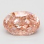 10.08 Ct. Fancy Vivid Pink Oval Lab Grown Diamond