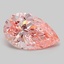 3.55 Ct. Fancy Vivid Pink Pear Lab Grown Diamond