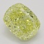 1.51 Ct. Fancy Intense Yellow Cushion Diamond