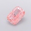 2.17 Ct. Fancy Vivid  Pink Cushion Lab Grown Diamond
