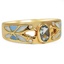 Modern Aquamarine Vintage Ring