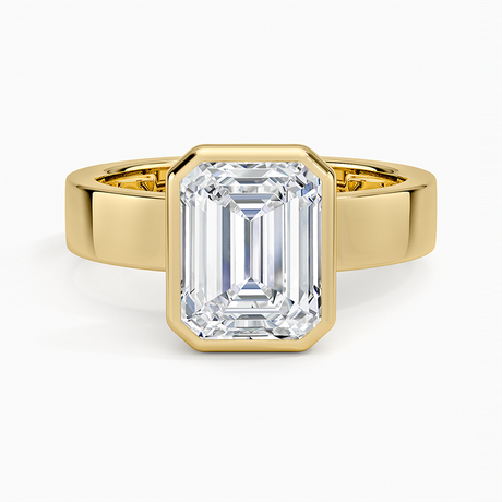 Peyton Bezel Diamond Solitaire Ring