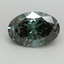 2.03 Ct. Fancy Vivid Green Oval Lab Grown Diamond
