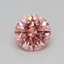 0.29 Ct. Fancy Vivid Pink Round Lab Grown Diamond