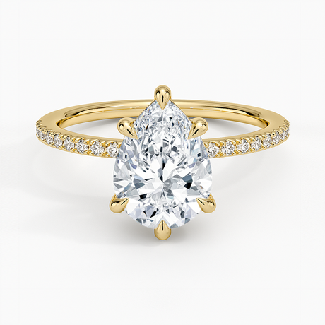 Perfect Fit Half-Coverage Diamond Engagement Ring