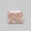 0.59 Ct. Fancy Vivid Pink Cushion Lab Grown Diamond