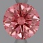 1.03 Ct. Fancy Vivid Pink Round Lab Grown Diamond