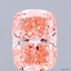 2.07 Ct. Fancy Vivid Pink Cushion Lab Grown Diamond