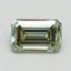 1.34 Ct. Fancy Intense Green Emerald Lab Grown Diamond