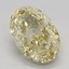 2.15 Ct. Fancy Intense Yellow Oval Lab Grown Diamond
