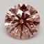 2.38 Ct. Fancy Intense Pink Round Lab Grown Diamond