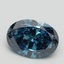 2.00 Ct. Fancy Vivid Blue Oval Lab Grown Diamond