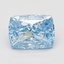 5.00 Ct. Fancy Vivid Blue Cushion Lab Grown Diamond