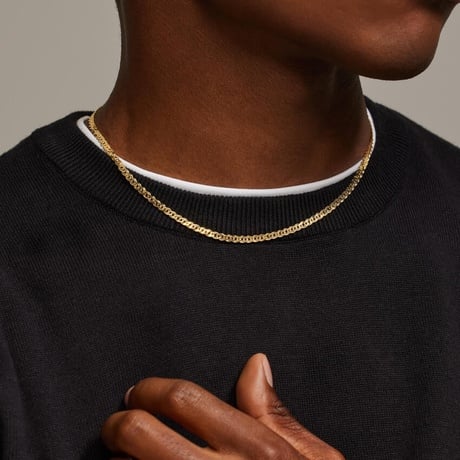Blake Double Curb Chain Necklace