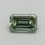 0.51 Ct. Fancy Intense Green Emerald Lab Grown Diamond