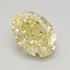 1.19 Ct. Fancy Intense Yellow Oval Lab Grown Diamond