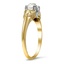 The Oakridge Ring, smalltop view on a hand