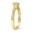 The Sonny Ring, smalltop view on a hand