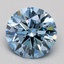 1.55 Ct. Fancy Blue Round Lab Grown Diamond