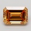 1.51 Ct. Fancy Light  Brown Emerald Lab Grown Diamond