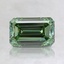 0.97 Ct. Fancy Intense Pacific Green Emerald Lab Grown Diamond