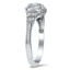 The Tasha Ring, smalltop view on a hand